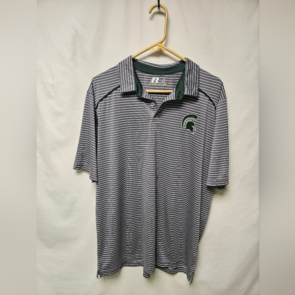 Men's Michigan State Spartans Polo size large